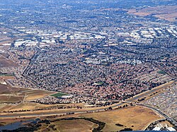 Aerial view of Union City, September 2018